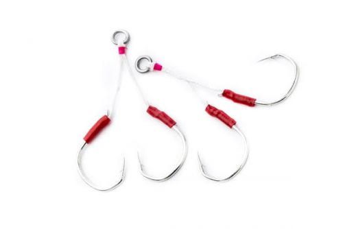 Owner JT27 double assist hooks for slow jigging and light vertical fishing
