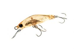 Halcyon Raven 50, a small sinking lure that has very good ballistics and swims like a small grass fish.